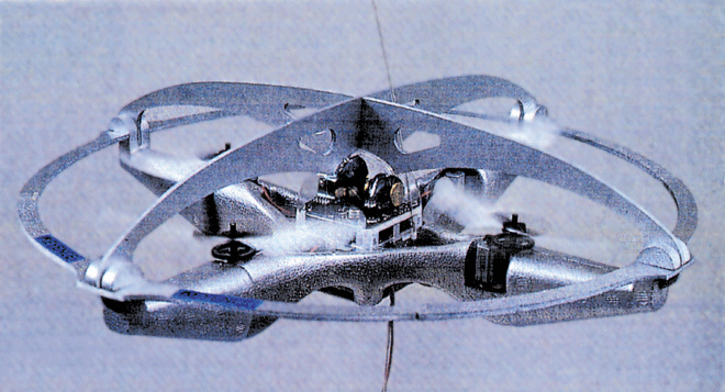 KEYENCE GYROSAUCER II:プロテクター装着時