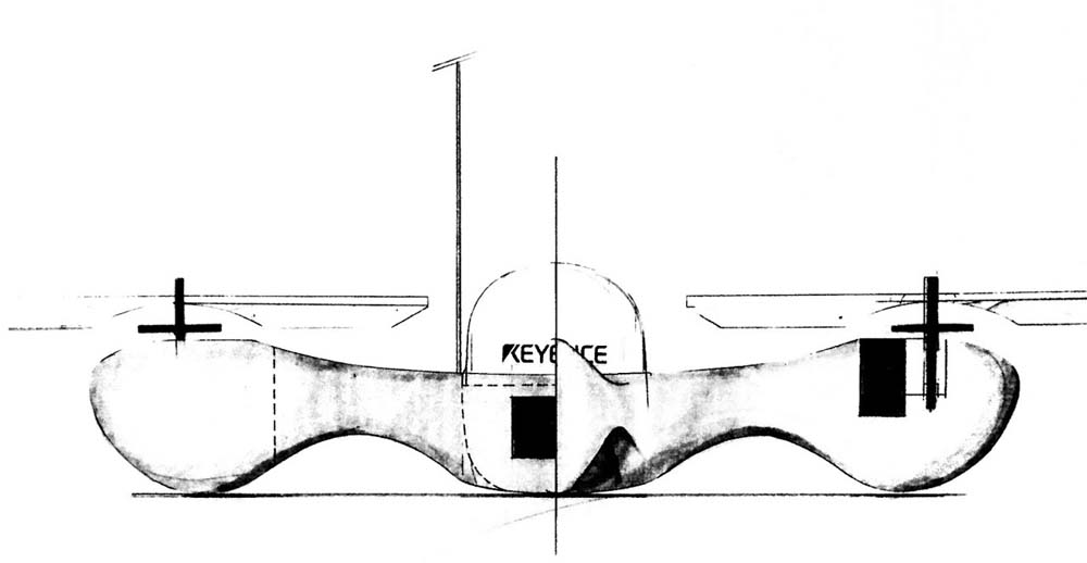 KEYENCE GYROSAUCER II:drone