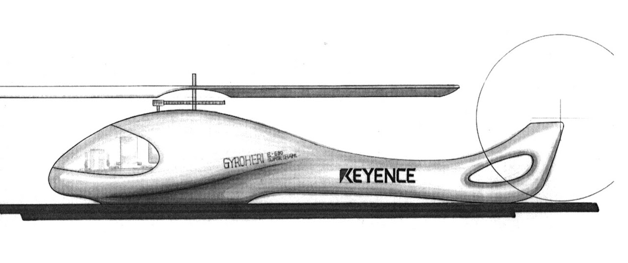 RCヘリ・レボリューター, ジャイロコプター, 新商品開発デザイン, KEYENCE