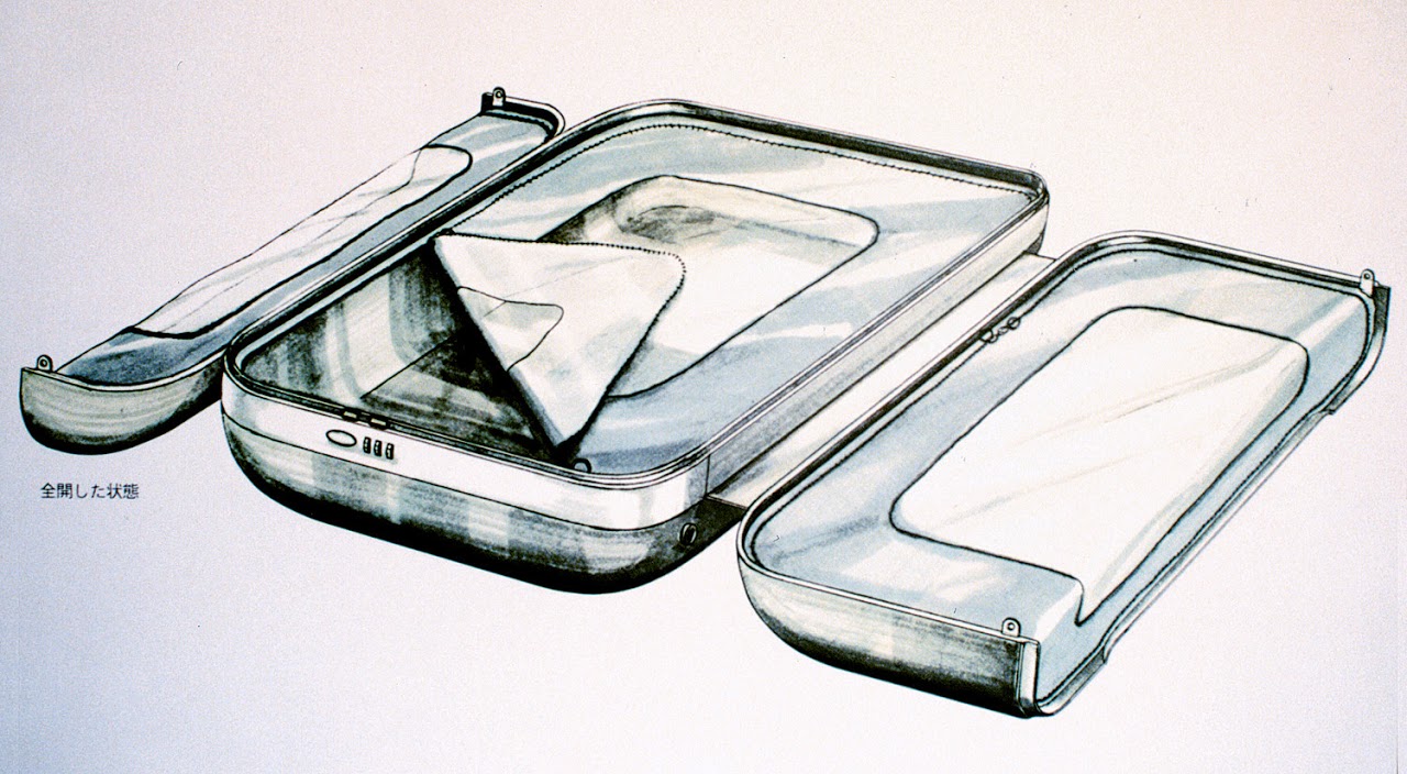 全開しなくても中身を取り出せるアタッシェケース商品企画