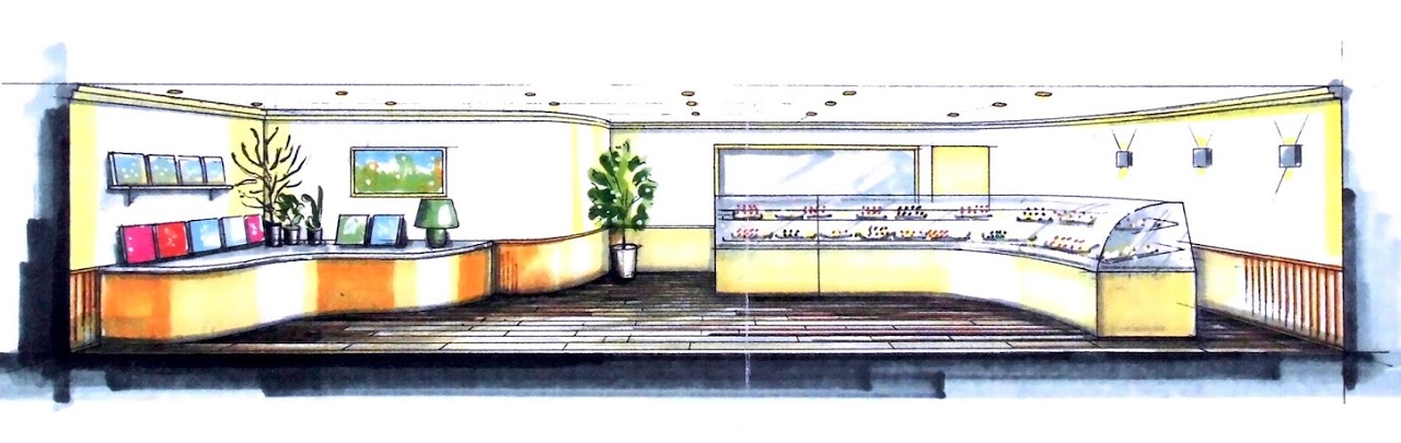 新店舗開発企画, イメージスケッチ, 内装, Anne Shirley