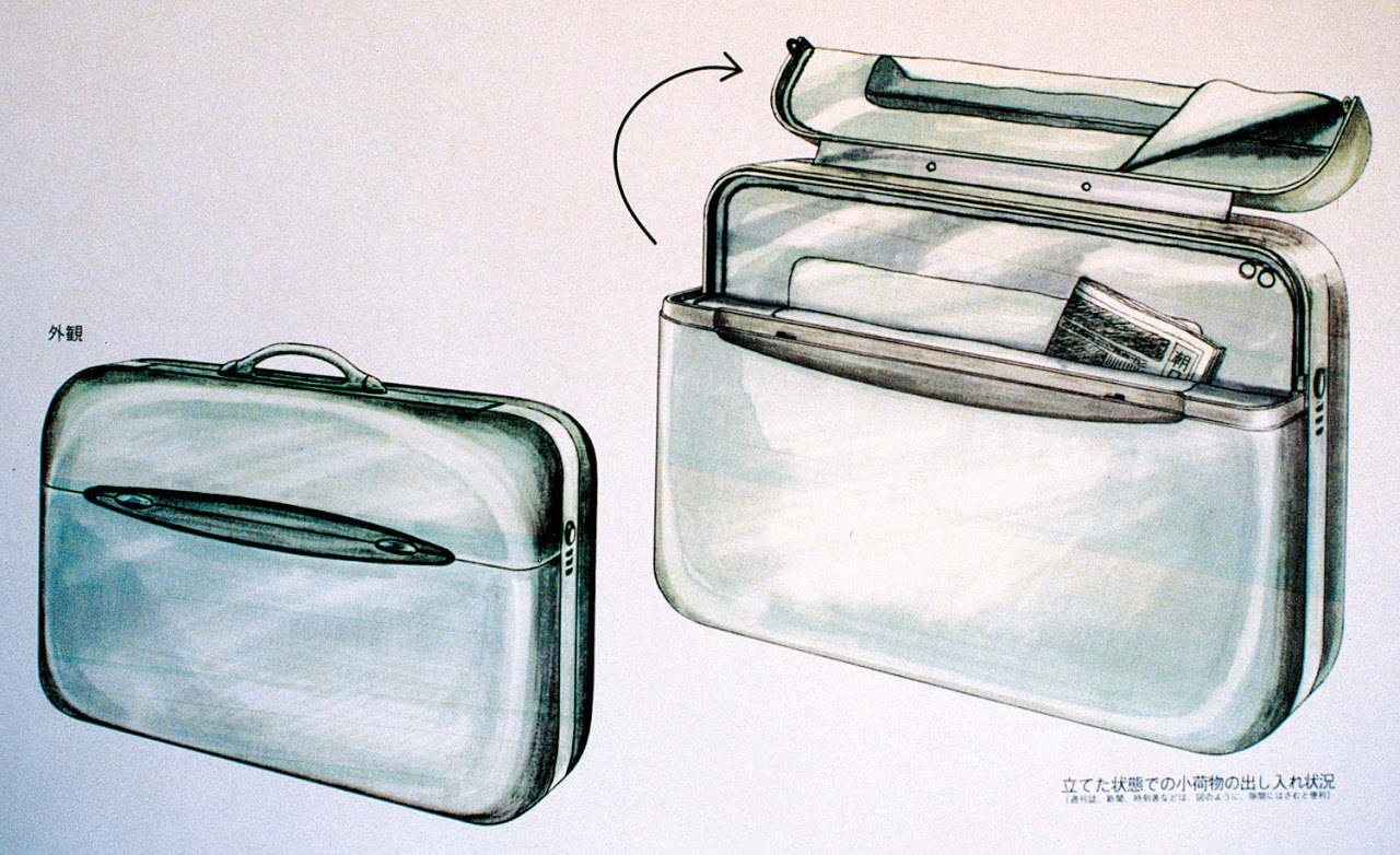 全開しなくても中身を取り出せるアタッシェケース商品企画