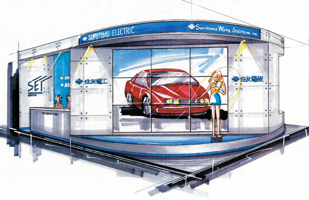 モーターショーブース, ブースデザイン