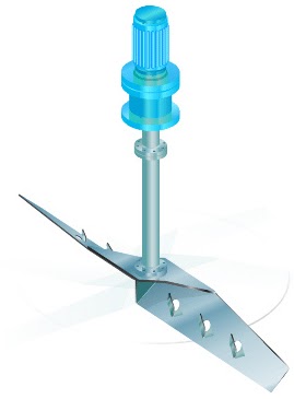 テクニカル イラスト, 低動力竪型撹拌機, タクマ