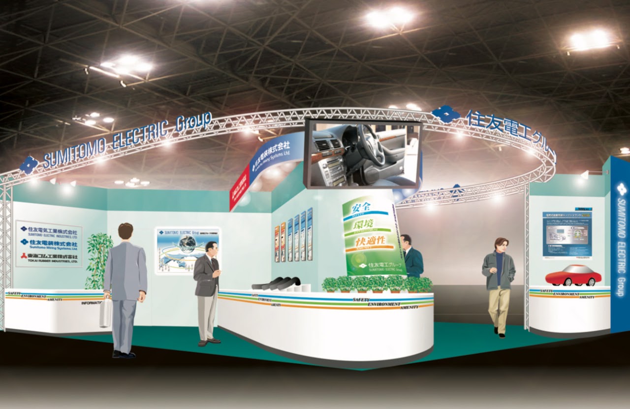 ブースデザイン, モーターショー, 住友電工