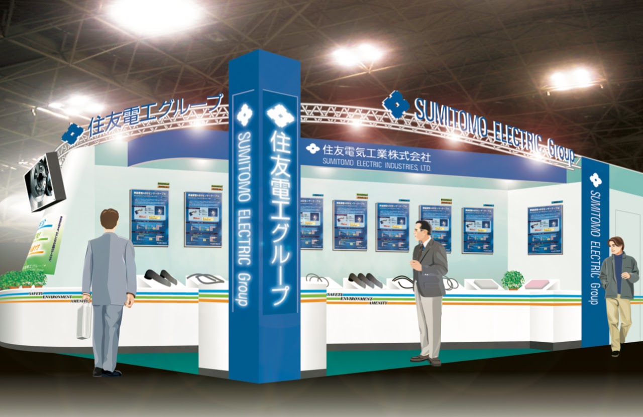 ブースデザイン, モーターショー, 住友電工