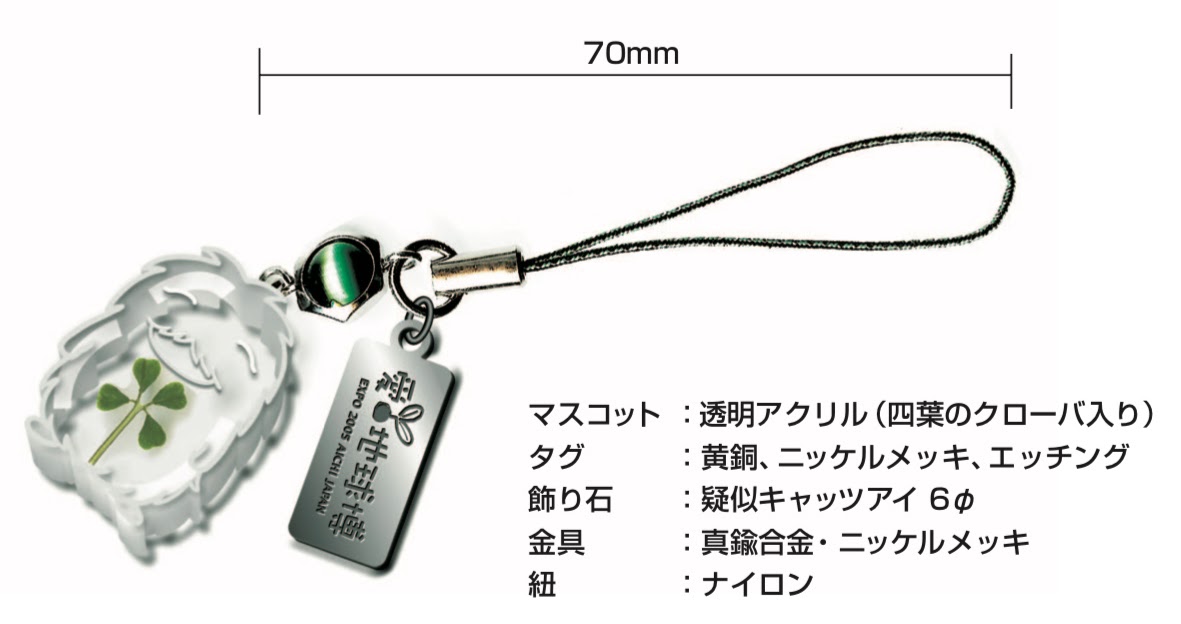 ノベルティグッズ, 愛知博覧会, 愛地球博, モリゾー, キーホルダー