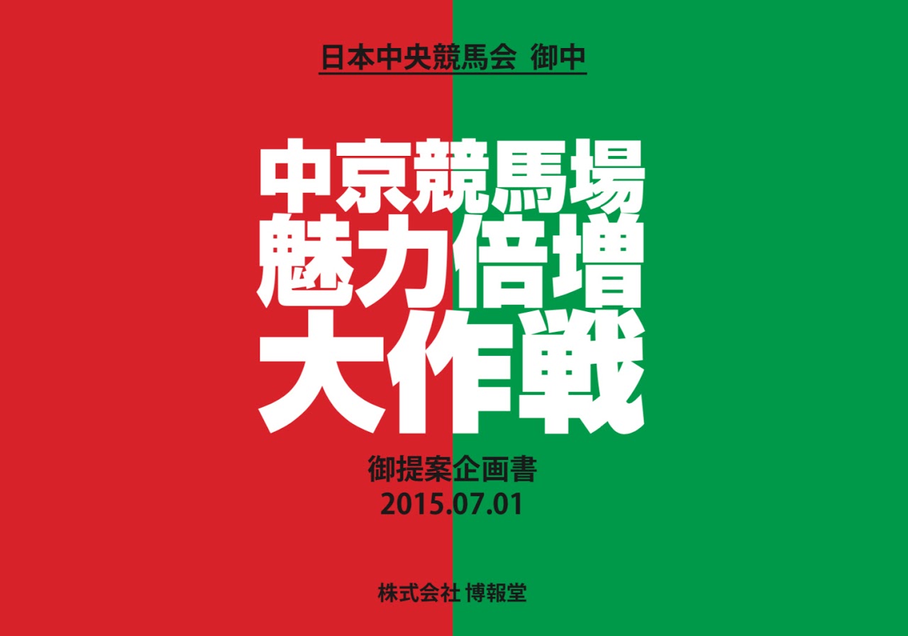 企画書作成, 企画書表紙, 博報堂